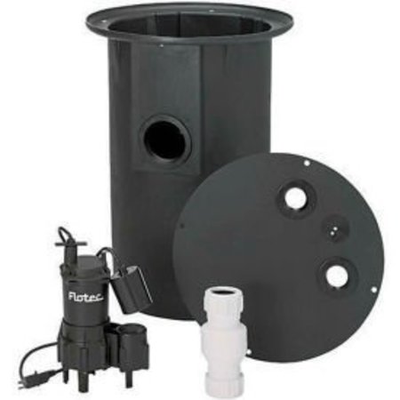 PENTAIR FLOW TECHNOLOGIES Flotec  4/10 HP Sewage Pump System FP400C